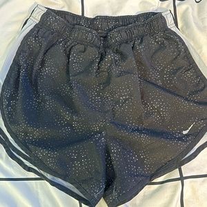 black speckled nike shorts